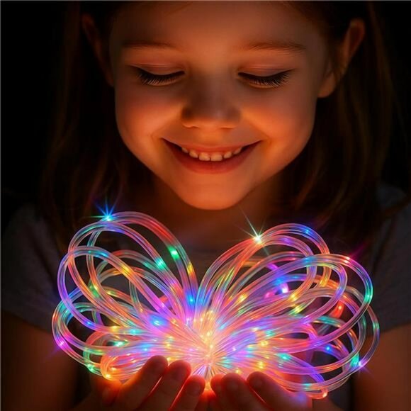 66ft waterproof LED rope lights color changing outdoor string lights for holiday - Picture 2 of 7